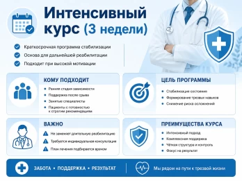 Реабилитация за 21 день в Ачинске