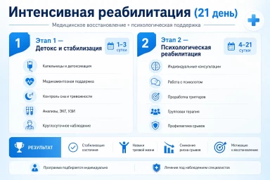 Реабилитация за 21 день в Ачинске